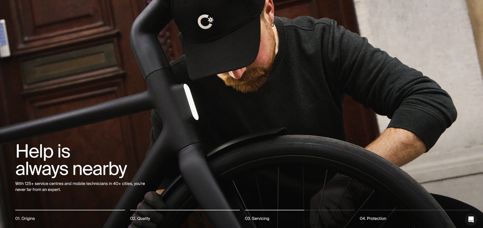 Cowboy Bikes service support section preview