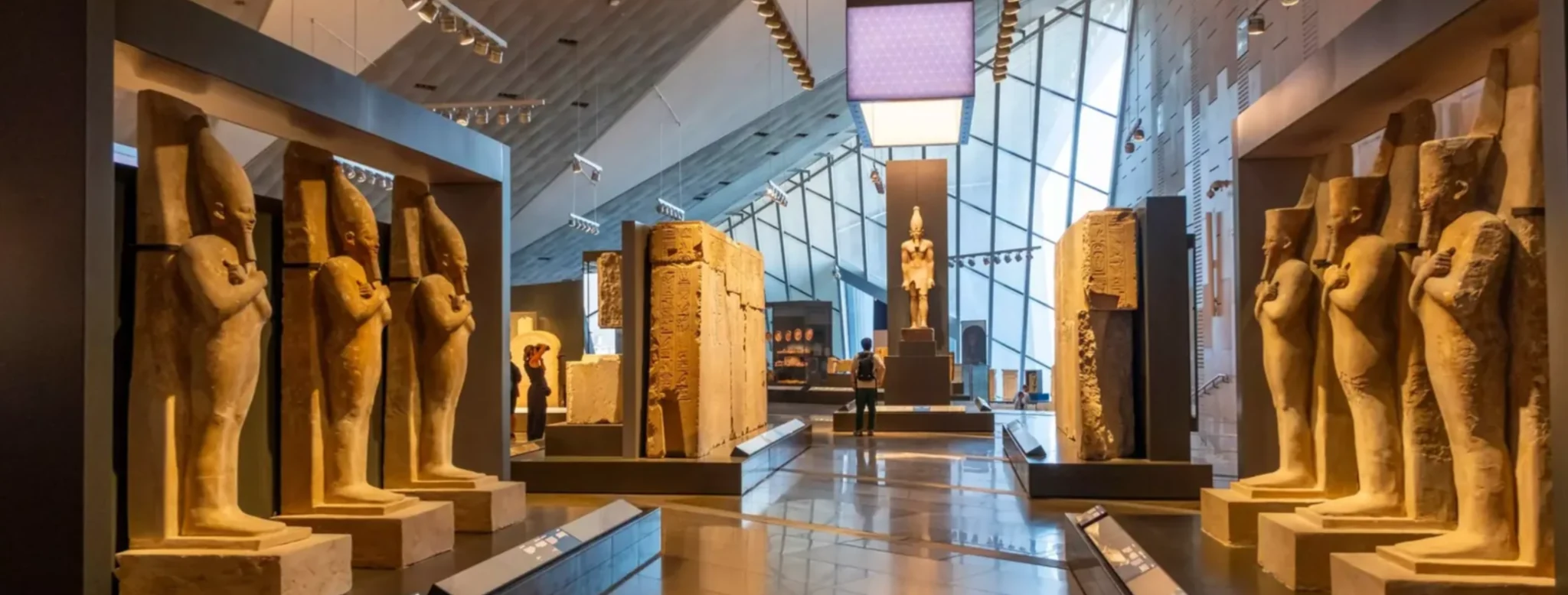 Grand Egyptian Museum gallery interior preview